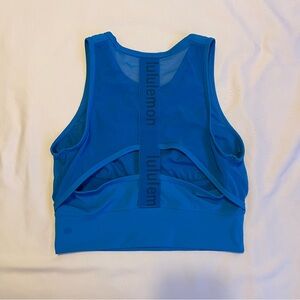 Lululemon Athletica Blue Tank Top with Strappy Racerback